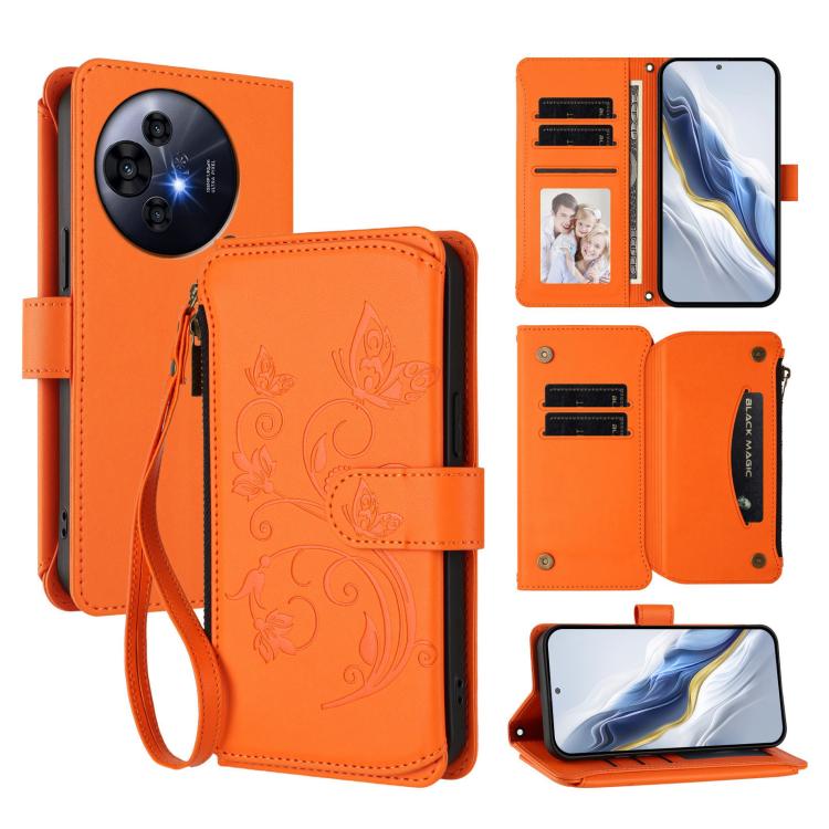 Butterfly Love Flower Multi-card Zipper Wallet Leather Phone Case, For TCL K70 Power 4G / K70 4G, For TCL NxtPaper 70 Pro 5G, For TCL K32 5G / K33 5G, For TCL 60 SE NxtPaper, For TCL 30Z / T602DL / 30 LE / T602DL, For TCL 40 XL / 40 T / T608DL         ...
