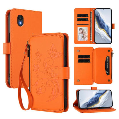 Butterfly Love Flower Multi-card Zipper Wallet Leather Phone Case, For TCL 60 5G, For TCL 60R, For TCL 503, For TCL 50 5G / 50 XE NxtPaper 5G, For TCL 50 XL / 50 XL NxtPaper 5G, For TCL 201, For TCL 50 XE, For TCL 50 SE / 40 NxtPaper 4G                ...