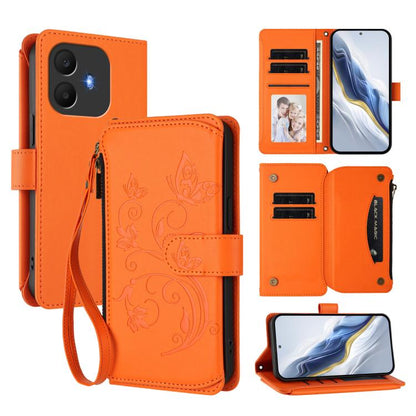 Butterfly Love Flower Multi-card Zipper Wallet Leather Phone Case, For TCL K70 Power 4G / K70 4G, For TCL NxtPaper 70 Pro 5G, For TCL K32 5G / K33 5G, For TCL 60 SE NxtPaper, For TCL 30Z / T602DL / 30 LE / T602DL, For TCL 40 XL / 40 T / T608DL         ...