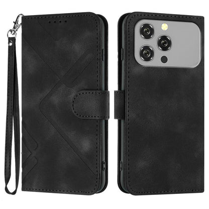 Line Pattern Skin Feel Leather Phone Case, For Oukitel C17 4G 2026, For Oukitel C26, For Oukitel C53, For Oukitel C51