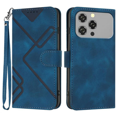 Line Pattern Skin Feel Leather Phone Case, For Oukitel C17 4G 2026, For Oukitel C26, For Oukitel C53, For Oukitel C51