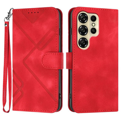 Line Pattern Skin Feel Leather Phone Case, For Oukitel C17 4G 2026, For Oukitel C26, For Oukitel C53, For Oukitel C51