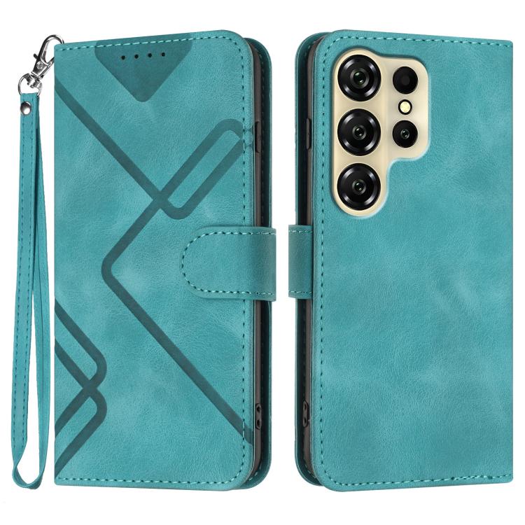 Line Pattern Skin Feel Leather Phone Case, For Oukitel C17 4G 2026, For Oukitel C26, For Oukitel C53, For Oukitel C51