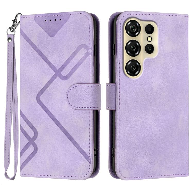 Line Pattern Skin Feel Leather Phone Case, For Oukitel C17 4G 2026, For Oukitel C26, For Oukitel C53, For Oukitel C51