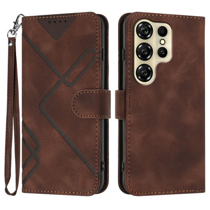 Line Pattern Skin Feel Leather Phone Case, For Oukitel C17 4G 2026, For Oukitel C26, For Oukitel C53, For Oukitel C51