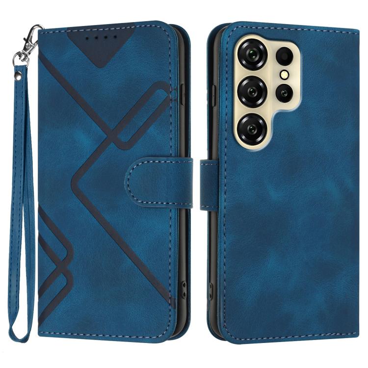 Line Pattern Skin Feel Leather Phone Case, For Oukitel C17 4G 2026, For Oukitel C26, For Oukitel C53, For Oukitel C51