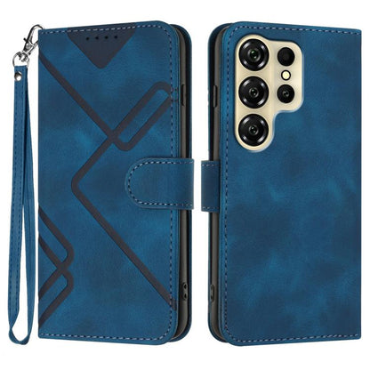 Line Pattern Skin Feel Leather Phone Case, For Oukitel C17 4G 2026, For Oukitel C26, For Oukitel C53, For Oukitel C51