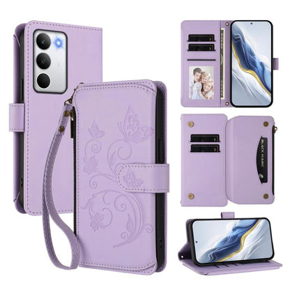Butterfly Love Flower Multi-card Zipper Wallet Leather Phone Case, For Realme P4 Pro 5G, For Realme P4 5G, For Realme 15T 5G Global, For Realme C71 4G India, For Realme 15 5G / 15 Pro 5G, For Realme C71 4G Global, For Realme Neo7 Turbo                 ...