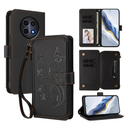 Butterfly Love Flower Multi-card Zipper Wallet Leather Phone Case, For Realme P3 Ultra 5G Global, For Realme P3 Pro 5G Global, For Realme C75 4G Global / 14x 5G India, For Realme 14 Pro+ 5G, For Realme 14 Pro+ 5G Global, For Realme 14 Pro 5G India     ...