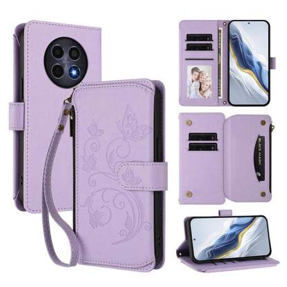 Butterfly Love Flower Multi-card Zipper Wallet Leather Phone Case, For Realme P3 Ultra 5G Global, For Realme P3 Pro 5G Global, For Realme C75 4G Global / 14x 5G India, For Realme 14 Pro+ 5G, For Realme 14 Pro+ 5G Global, For Realme 14 Pro 5G India     ...
