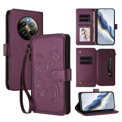 Butterfly Love Flower Multi-card Zipper Wallet Leather Phone Case, For Realme P3 Ultra 5G Global, For Realme P3 Pro 5G Global, For Realme C75 4G Global / 14x 5G India, For Realme 14 Pro+ 5G, For Realme 14 Pro+ 5G Global, For Realme 14 Pro 5G India     ...