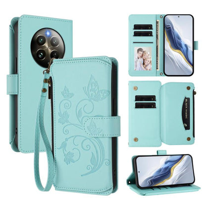 Butterfly Love Flower Multi-card Zipper Wallet Leather Phone Case, For Realme P3 Ultra 5G Global, For Realme P3 Pro 5G Global, For Realme C75 4G Global / 14x 5G India, For Realme 14 Pro+ 5G, For Realme 14 Pro+ 5G Global, For Realme 14 Pro 5G India     ...