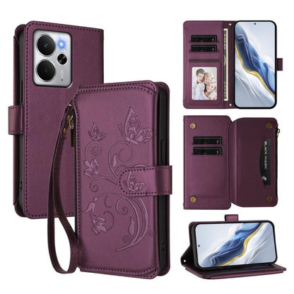 Butterfly Love Flower Multi-card Zipper Wallet Leather Phone Case, For Realme P4 Pro 5G, For Realme P4 5G, For Realme 15T 5G Global, For Realme C71 4G India, For Realme 15 5G / 15 Pro 5G, For Realme C71 4G Global, For Realme Neo7 Turbo                 ...