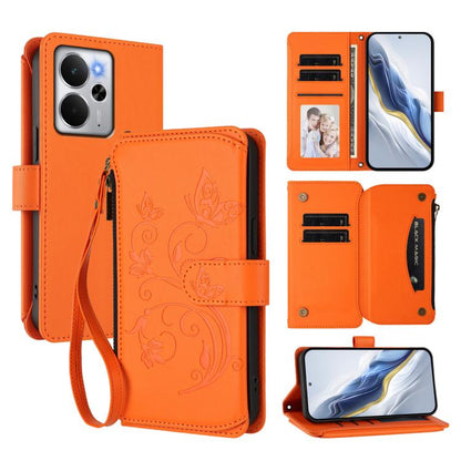 Butterfly Love Flower Multi-card Zipper Wallet Leather Phone Case, For Realme P4 Pro 5G, For Realme P4 5G, For Realme 15T 5G Global, For Realme C71 4G India, For Realme 15 5G / 15 Pro 5G, For Realme C71 4G Global, For Realme Neo7 Turbo                 ...