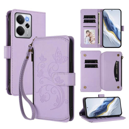 Butterfly Love Flower Multi-card Zipper Wallet Leather Phone Case, For Realme P4 Pro 5G, For Realme P4 5G, For Realme 15T 5G Global, For Realme C71 4G India, For Realme 15 5G / 15 Pro 5G, For Realme C71 4G Global, For Realme Neo7 Turbo                 ...
