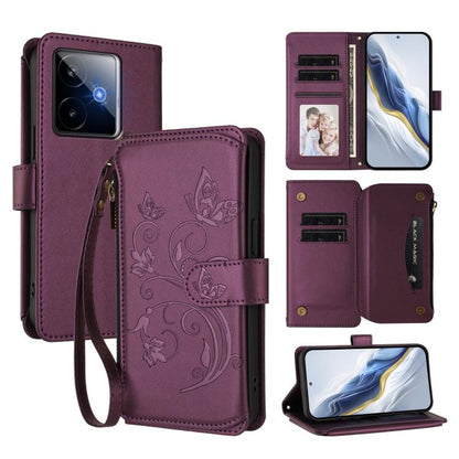 Butterfly Love Flower Multi-card Zipper Wallet Leather Phone Case, For Realme P4 Pro 5G, For Realme P4 5G, For Realme 15T 5G Global, For Realme C71 4G India, For Realme 15 5G / 15 Pro 5G, For Realme C71 4G Global, For Realme Neo7 Turbo                 ...