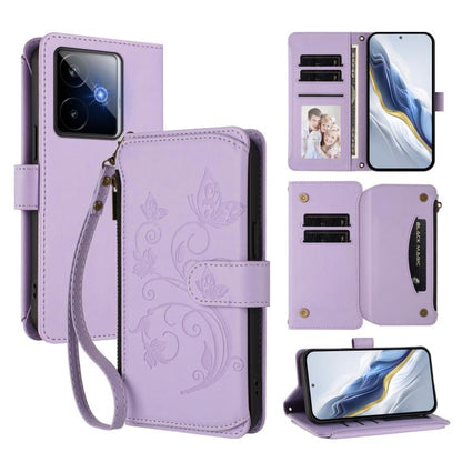 Butterfly Love Flower Multi-card Zipper Wallet Leather Phone Case, For Realme P4 Pro 5G, For Realme P4 5G, For Realme 15T 5G Global, For Realme C71 4G India, For Realme 15 5G / 15 Pro 5G, For Realme C71 4G Global, For Realme Neo7 Turbo                 ...