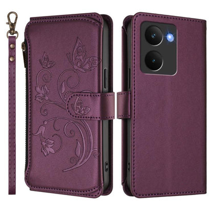 Butterfly Love Flower Multi-card Zipper Wallet Leather Phone Case, For Realme P3 Ultra 5G Global, For Realme P3 Pro 5G Global, For Realme C75 4G Global / 14x 5G India, For Realme 14 Pro+ 5G, For Realme 14 Pro+ 5G Global, For Realme 14 Pro 5G India     ...