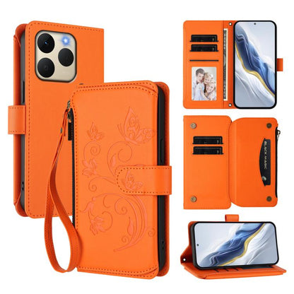 Butterfly Love Flower Multi-card Zipper Wallet Leather Phone Case, For Realme P4 Pro 5G, For Realme P4 5G, For Realme 15T 5G Global, For Realme C71 4G India, For Realme 15 5G / 15 Pro 5G, For Realme C71 4G Global, For Realme Neo7 Turbo                 ...