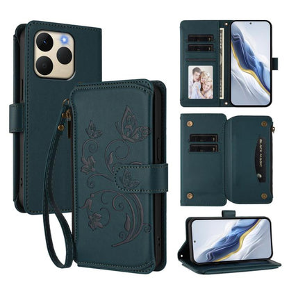 Butterfly Love Flower Multi-card Zipper Wallet Leather Phone Case, For Realme P4 Pro 5G, For Realme P4 5G, For Realme 15T 5G Global, For Realme C71 4G India, For Realme 15 5G / 15 Pro 5G, For Realme C71 4G Global, For Realme Neo7 Turbo                 ...