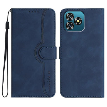 Heart Pattern Skin Feel Leather Phone Case, For Oukitel C17 4G 2026, For Oukitel C26, For Oukitel C53, For Oukitel C51