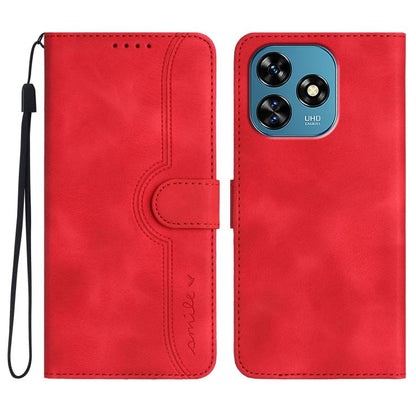 Heart Pattern Skin Feel Leather Phone Case, For Oukitel C17 4G 2026, For Oukitel C26, For Oukitel C53, For Oukitel C51