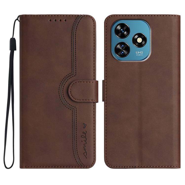 Heart Pattern Skin Feel Leather Phone Case, For Oukitel C17 4G 2026, For Oukitel C26, For Oukitel C53, For Oukitel C51