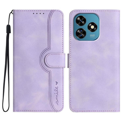 Heart Pattern Skin Feel Leather Phone Case, For Oukitel C17 4G 2026, For Oukitel C26, For Oukitel C53, For Oukitel C51
