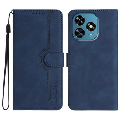 Heart Pattern Skin Feel Leather Phone Case, For Oukitel C17 4G 2026, For Oukitel C26, For Oukitel C53, For Oukitel C51