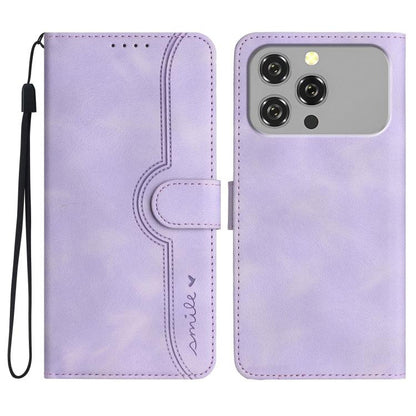Heart Pattern Skin Feel Leather Phone Case, For Oukitel C17 4G 2026, For Oukitel C26, For Oukitel C53, For Oukitel C51