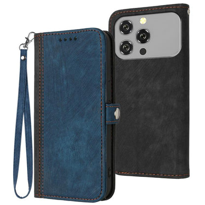 Side Buckle Double Fold Hand Strap Leather Phone Case, For Oukitel C17 4G 2026, For Oukitel C26, For Oukitel C53, For Oukitel C51