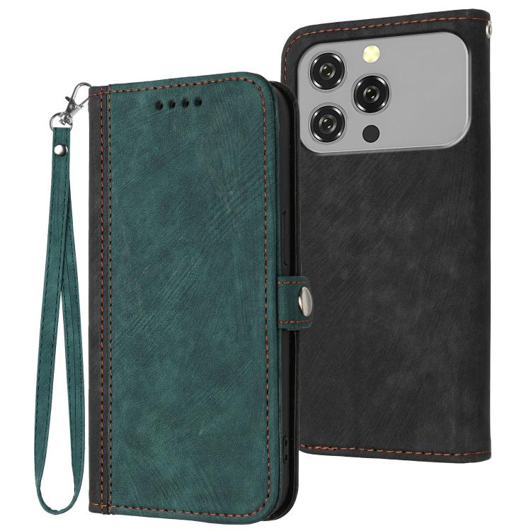 Side Buckle Double Fold Hand Strap Leather Phone Case, For Oukitel C17 4G 2026, For Oukitel C26, For Oukitel C53, For Oukitel C51
