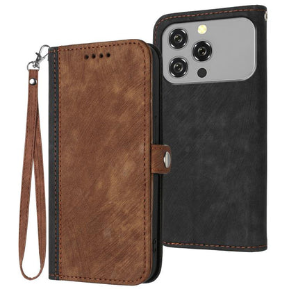 Side Buckle Double Fold Hand Strap Leather Phone Case, For Oukitel C17 4G 2026, For Oukitel C26, For Oukitel C53, For Oukitel C51