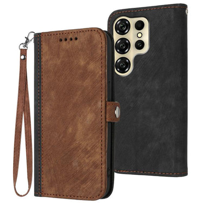 Side Buckle Double Fold Hand Strap Leather Phone Case, For Oukitel C17 4G 2026, For Oukitel C26, For Oukitel C53, For Oukitel C51