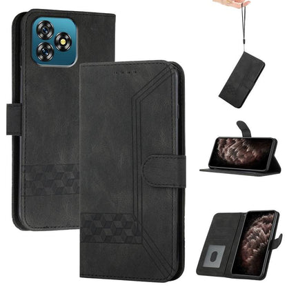 Cubic Skin Feel Flip Leather Phone Case, For Oukitel C17 4G 2026, For Oukitel C26, For Oukitel C53, For Oukitel C51
