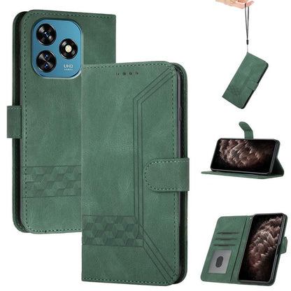 Cubic Skin Feel Flip Leather Phone Case, For Oukitel C17 4G 2026, For Oukitel C26, For Oukitel C53, For Oukitel C51
