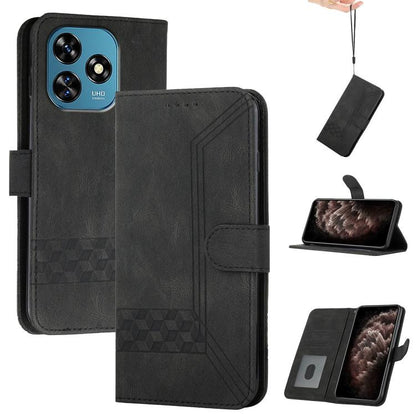Cubic Skin Feel Flip Leather Phone Case, For Oukitel C17 4G 2026, For Oukitel C26, For Oukitel C53, For Oukitel C51