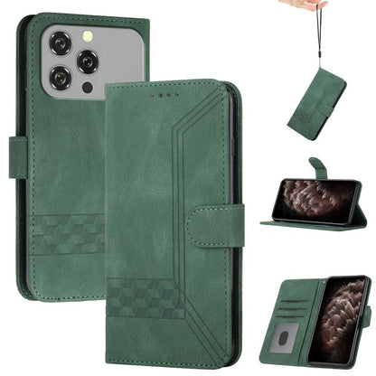 Cubic Skin Feel Flip Leather Phone Case, For Oukitel C17 4G 2026, For Oukitel C26, For Oukitel C53, For Oukitel C51