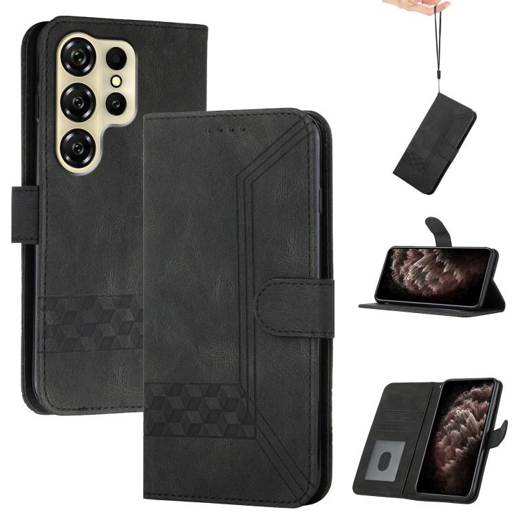 Cubic Skin Feel Flip Leather Phone Case, For Oukitel C17 4G 2026, For Oukitel C26, For Oukitel C53, For Oukitel C51