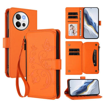 Butterfly Love Flower Multi-card Zipper Wallet Leather Phone Case, For vivo V40 Lite 5G / V30e 5G, For vivo S19, For vivo Y28 4G Global, For vivo Y38 5G Global / T3X 5G, For vivo X100 Pro / X100s Pro, For vivo X100s 5G, For vivo iQOO Z9x               ...