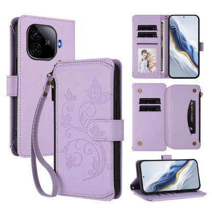 Butterfly Love Flower Multi-card Zipper Wallet Leather Phone Case, For vivo V40 Lite 5G / V30e 5G, For vivo S19, For vivo Y28 4G Global, For vivo Y38 5G Global / T3X 5G, For vivo X100 Pro / X100s Pro, For vivo X100s 5G, For vivo iQOO Z9x               ...