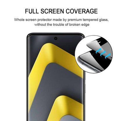3D Curved Edge Full Screen Tempered Glass Film, For Xiaomi Poco M8 Pro 5G, For Xiaomi Poco M8 5G, For Xiaomi Poco F7