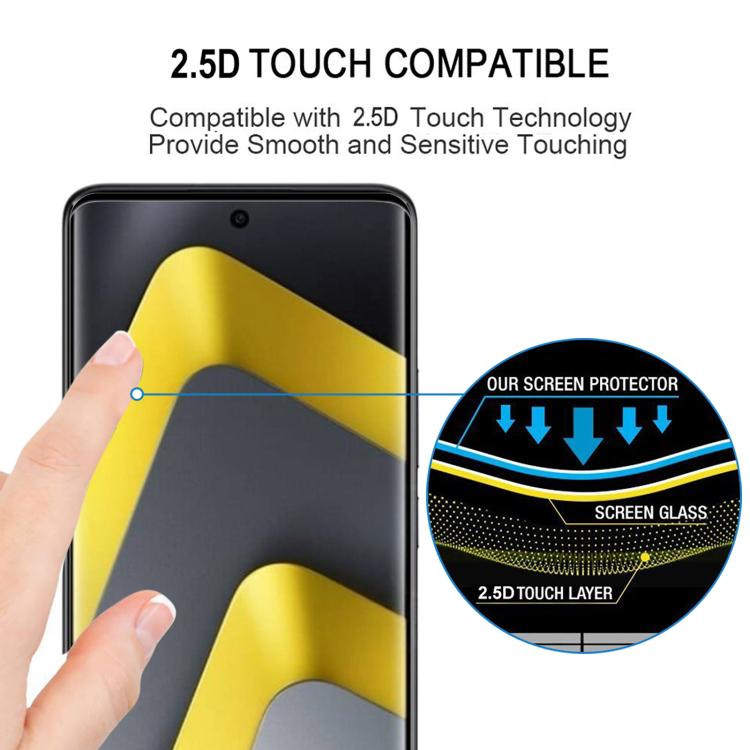 3D Curved Edge Full Screen Tempered Glass Film, For Xiaomi Poco M8 Pro 5G, For Xiaomi Poco M8 5G, For Xiaomi Poco F7
