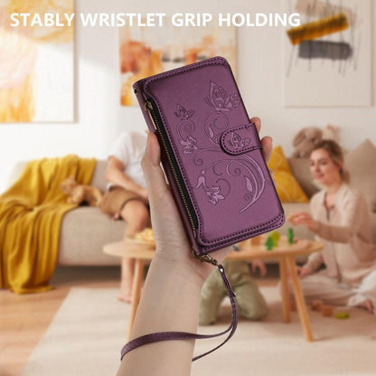 Butterfly Love Flower Multi-card Zipper Wallet Leather Phone Case, For OPPO A5x 5G / 4G Global, For OPPO A5 5G / A3 Pro 5G Global, For OPPO Reno14 Pro 5G, For OPPO Find X8s+ 5G, For OPPO Find X8s 5G, For OPPO Find X8 Ultra 5G                           ...