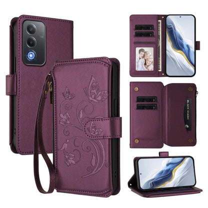 Butterfly Love Flower Multi-card Zipper Wallet Leather Phone Case, For OPPO A5x 5G / 4G Global, For OPPO A5 5G / A3 Pro 5G Global, For OPPO Reno14 Pro 5G, For OPPO Find X8s+ 5G, For OPPO Find X8s 5G, For OPPO Find X8 Ultra 5G                           ...