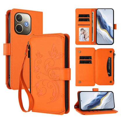 Butterfly Love Flower Multi-card Zipper Wallet Leather Phone Case, For OPPO A5x 5G / 4G Global, For OPPO A5 5G / A3 Pro 5G Global, For OPPO Reno14 Pro 5G, For OPPO Find X8s+ 5G, For OPPO Find X8s 5G, For OPPO Find X8 Ultra 5G                           ...