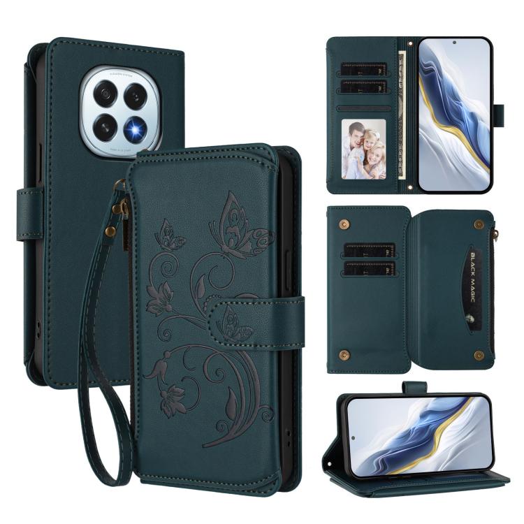 Butterfly Love Flower Multi-card Zipper Wallet Leather Phone Case, For OPPO A5x 5G / 4G Global, For OPPO A5 5G / A3 Pro 5G Global, For OPPO Reno14 Pro 5G, For OPPO Find X8s+ 5G, For OPPO Find X8s 5G, For OPPO Find X8 Ultra 5G                           ...