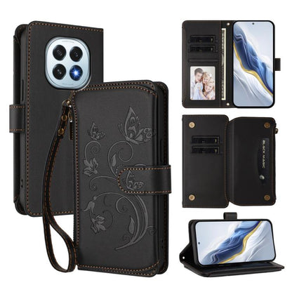 Butterfly Love Flower Multi-card Zipper Wallet Leather Phone Case, For OPPO A5x 5G / 4G Global, For OPPO A5 5G / A3 Pro 5G Global, For OPPO Reno14 Pro 5G, For OPPO Find X8s+ 5G, For OPPO Find X8s 5G, For OPPO Find X8 Ultra 5G                           ...