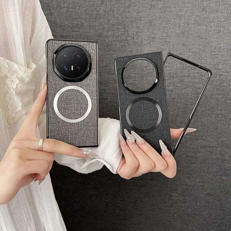CD Magsafe Magnetic Cloth Texture Phone Case, For Honor Magic V6, For Honor Magic V5