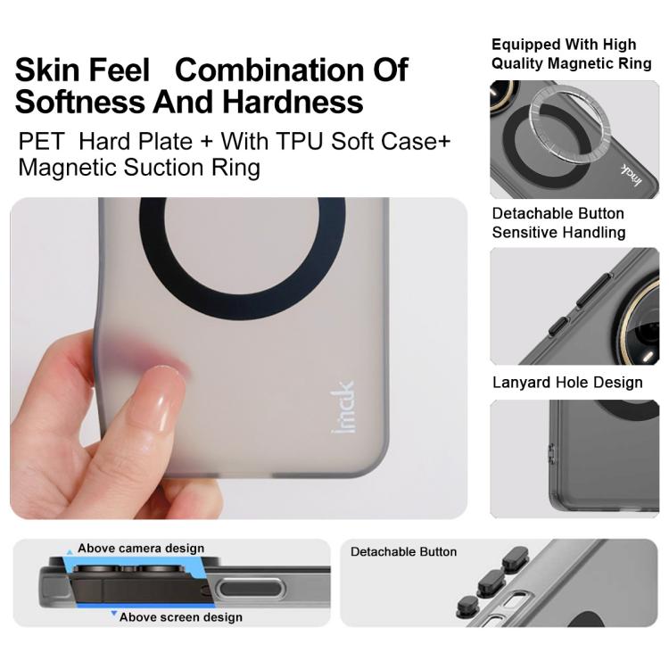 IMAK Chocolate Series TPU + PET MagSafe Phone Case, For vivo V60 Lite 4G/5G Global, For vivo V50 / V50e, For vivo V50 Lite 5G